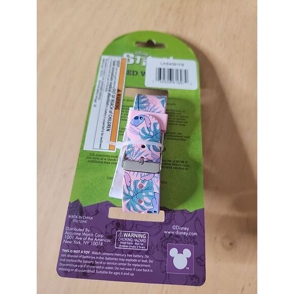 Disney Stitch Angel pink LED kids watch - Picture 2 of 2